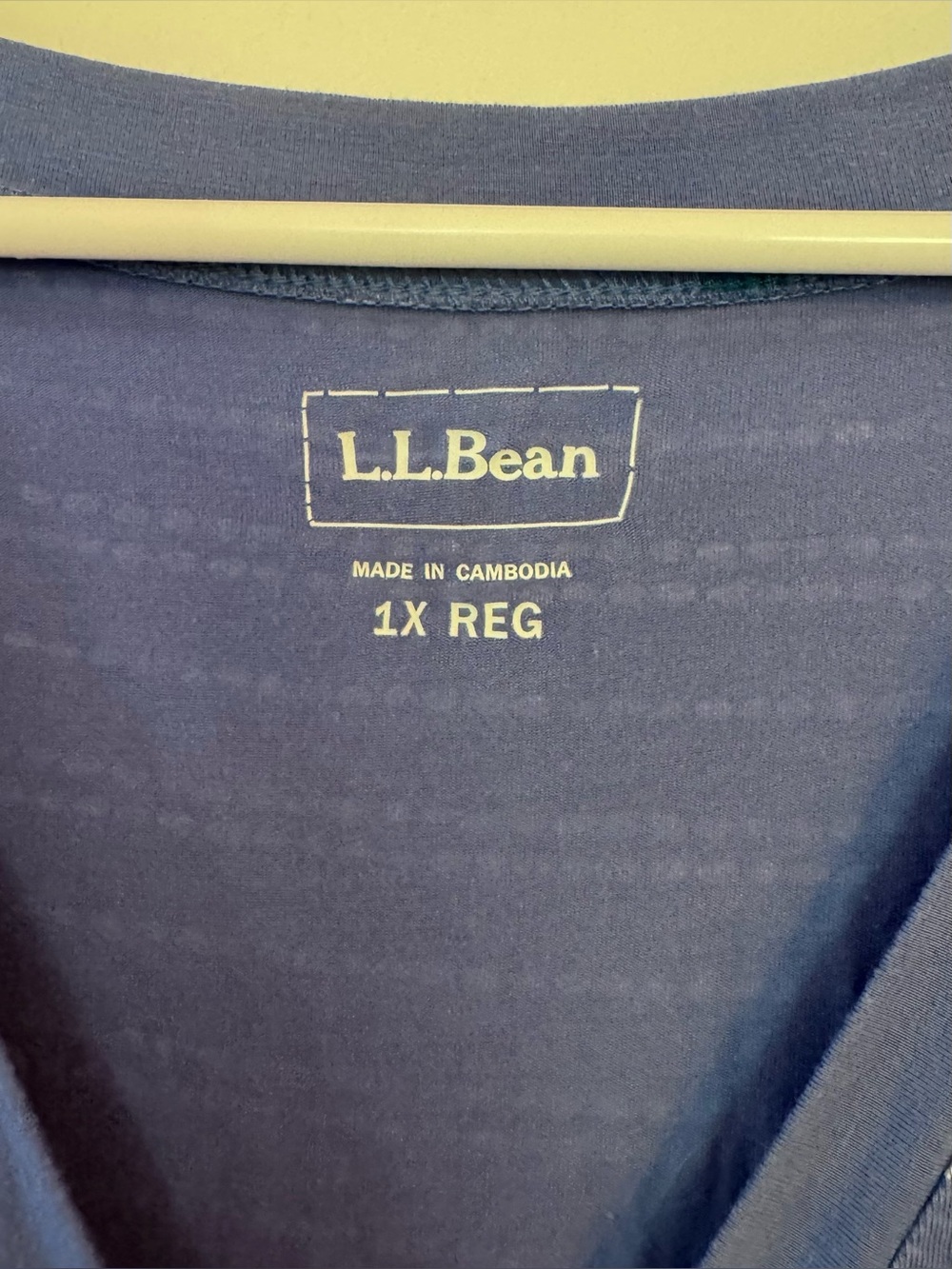 L.L.Bean gorgeous cornflower blue stripe dress women’s plus 1x, faux wrap midi - Picture 3 of 3